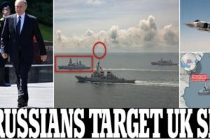 开火了！？英国驱逐舰进入俄罗斯水域 俄罗斯军方警告射击、投掷炸弹