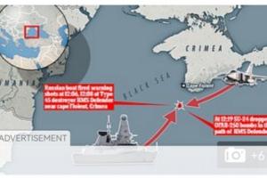 英国国防部否认军舰遭俄军开火警告 英媒公布记者拍摄现场视频、俄国防部也发布了视频